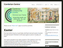 Tablet Screenshot of cambriancentre.org
